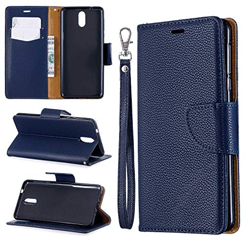 image for WiseLSwim iPhone X Flip Case, Cover for iPhone X Leather Kickstand mob