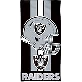 NFL Oakland Raiders 30 by 60 Fiber Reactive Beach Towel