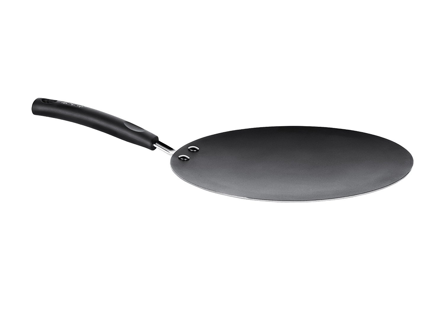 Tefal Madras Collection Chapatti 30cm Pan, All Hobs Compatible Except Induction, Non-Stick, Black, A7491544