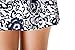 wantdo Women's One-Piece Push Up Swimsuit Swimwear Bathing Suit Flower Print Swimdress Navy 16-18