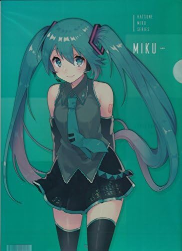 Hatsune Miku Series Clear File C Miku dependent ver. MIKU (Hatsune Miku)