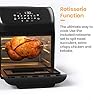 Pro Breeze 5-in-1 12L Air Fryer Oven 1800W with Rotisserie, Dehydrator, Digital Display, Timer, 12 Pre-Set Modes and…