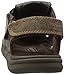 Skechers USA Men's Olvero Fisherman Sandal, Brown, 10 M US