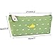 Outus 4 Pieces Canvas Pen Pencil Case Stationery Pouch Bag Case