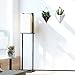 2 Pack Modern Decorative Geometric Wall Decor Containers Hanging Planter Vases for Succulent Plants/Air Plant/Faux Plant/Mini Cactus Plant/Artificial Plants and More (Black and White)