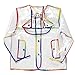 Bienvenu Rain Coats for Girls Rain Ponchos for Kids Rain Jacket with Colorful Edge