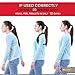 New 4WELL Posture Corrector for Women & Men - FDA Approved Posture Brace Strap - Comfortable Spinal Alignment Posture Support - Adjustable Better Back Straightener - Slouching Brace Fixer