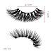 KellyRoom Mink Fur False Eyelashes Dramatic Fluffy Natural Long Fake Lashes 4 Pairs Pack