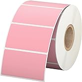 Anylabel 2.25" x 1.25" Pink Direct Thermal Labels, Replacement for Self-Adhesive Address Shipping Barcode Thermal Stickers, Compatible with Rollo & Zebra Thermal Label Printer(1 Roll, 1000 Labels)