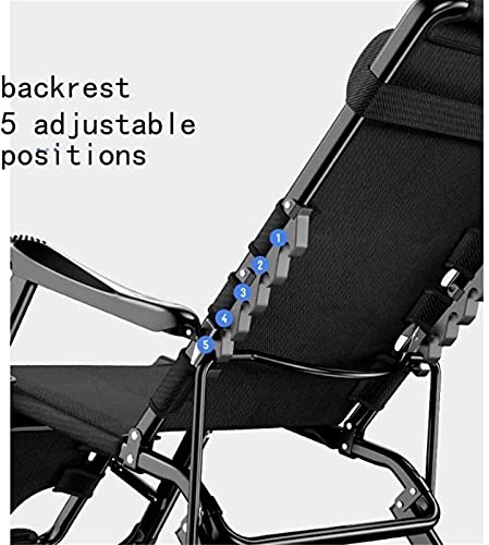 PAKUES-QO Liege Garten Liegen und Liegen Sonnenbank Schwerelosigkeit Stuhl Gartenmöbel Klappbett für den Strand Pool… – Bild 5