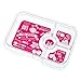 YUMBOX TAPAS Larger Size Leakproof Bento lunch box for Adults, Teens & Pre-teens. Over 4 cups food volume. (Amalfi Pink)