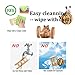 Maibtkey Hamster Chew Toys, Guinea Pig Toys Chinchilla Roller Rat Chews Toys, Teeth Care for Small Animals Bunny Rabbits Toys Accessories, Dumbbells Exercise Bell Unicycle, Pack of 10