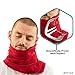 trtl Pillow - Scientifically Proven, Super Soft Neck Support Travel Pillow - Lightweight and Machine Washable - Ergonomic Design for Traveling on Airplanes, Cars, and Trains - Red