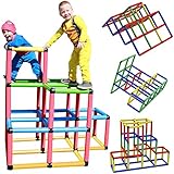 Funphix Climbing Gyms- Stem Learning Colorful Buildable Indoor Outdoor Play Structure for Kids Aged 2-12 Years