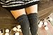 OVERMAL Women Winter Knitted Over Knee Long Boot Thigh-High Warm Socks Leggings (Gray)