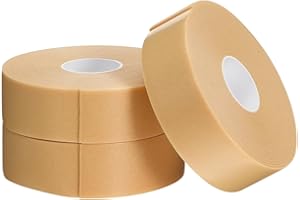 3 Rolls Blisters Moleskin Tapes bandages: Healifty Waterproof Moleskin Padding Tape for Foot Skin Care Shoes Heels and Insole