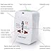 MAXAH Surge Protector All in One Universal Worldwide Travel Wall Charger AC Power AU UK US EU Conversion Plug Adapter Adaptor
