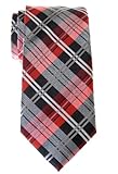 Retreez Men's Tartan Check Woven Microfiber Tie