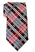 Retreez Men's Tartan Check Woven Microfiber Tie