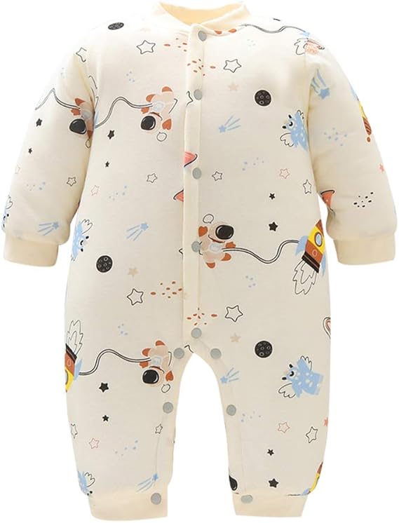 Amazon Co Jp Lzh ベビー服 ロンパース カバーオール 前開き 男の子 女の子 長袖 コットン100 柔らかい 肌着 新生児 赤ちゃん 秋冬 プレゼント 服 ファッション小物