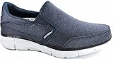 Skechers Men's Equalizer Forward Thinking Slip-on,Navy/Gray,US 10.5 M