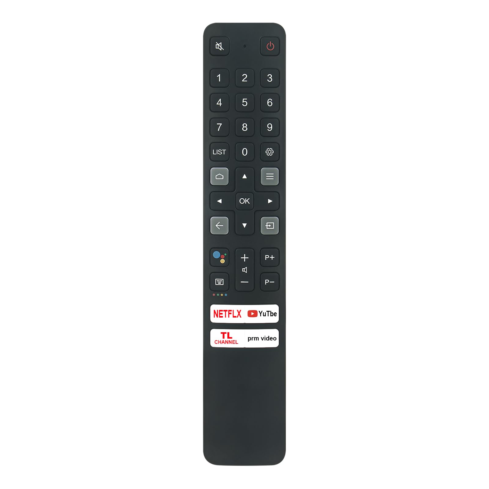 ROLLGAN RC901V-FMRG Replace Remote Control compatible with TCL Smart TV Voice Remote Control 98C735 C727 55C727 65C727 75C727 C725