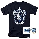 Harry Potter Ravenclaw Logo Hogwarts T Shirt & Exclusive Stickers (Small)