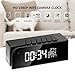 Hidden Camera Alarm Clock Spy Camera WiFi Cameras Wireless Mini Nanny Cam Motion Detection Home Surveillance Security Super Night Vision Temperature Display