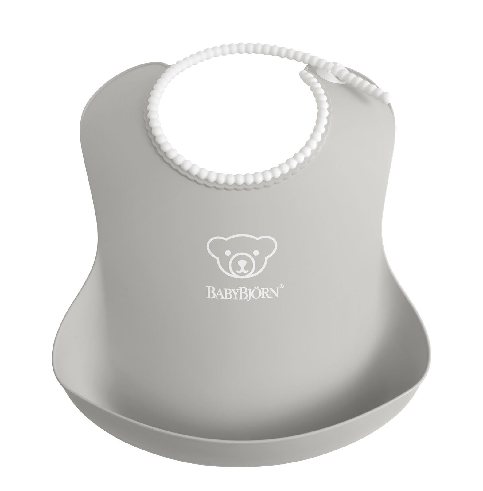 BabyBjörn Baby Bib, 1-pack, Grey