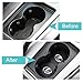Jhaze 2pcs 2.75 inch Car Interior Accessories Anti Slip Cup Mat for Lexus All Models