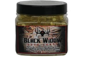 Black Widow Deer Lure Scrape Master Scent Beads 6 Oz Model: S0441