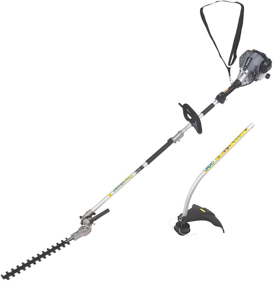 TITAN TTL488GDO 25CC BENT SHAFT PETROL 2IN1 GRASS & HEDGE TRIMMER