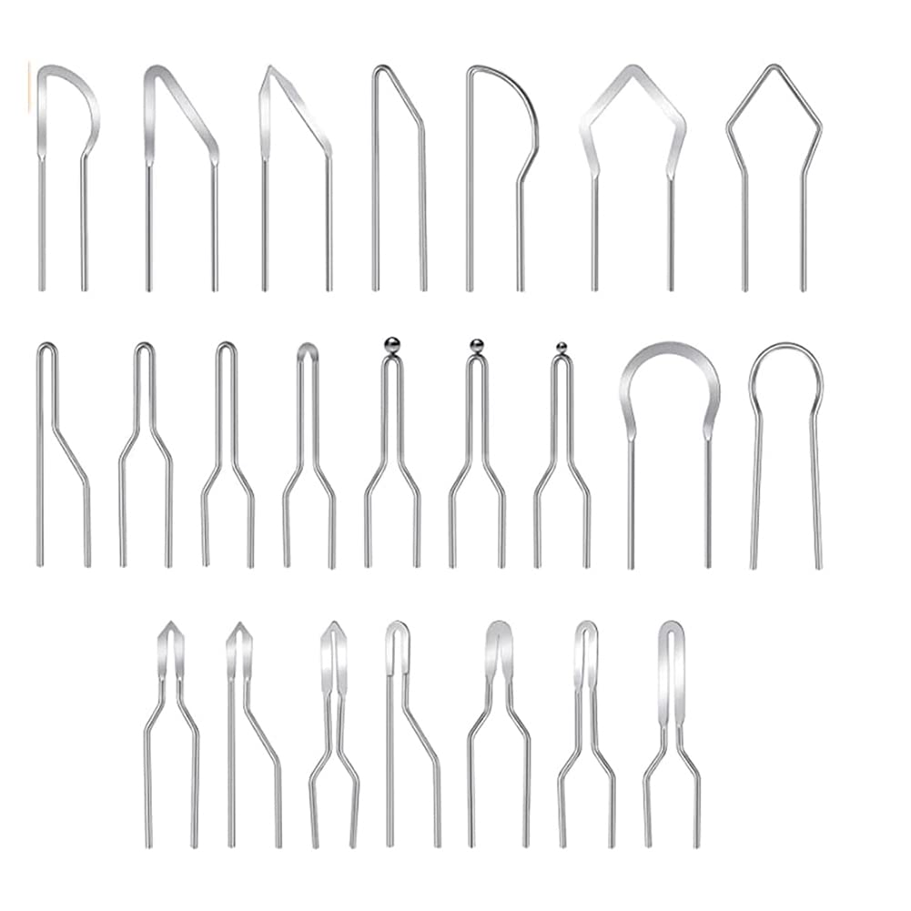 Idhadkc 23 Pcs Wood Burning Tips Replacement Shape Pyrography Wire Pen Nibs for Wood Burning
