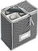 Richards Homewares Microfiber Deluxe Champagne Flute Storage Chest