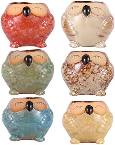 Ounona 植木鉢 フクロウ形 ミニ 植物ホルダー セラミック 多肉植物鉢 植えプランター ガーデン ホーム 6ピース B0yrj9lm 1 294円 日本最大級の品揃え新作 大人気 正規品送料無料 激安通販専門店 正規品 新作入荷