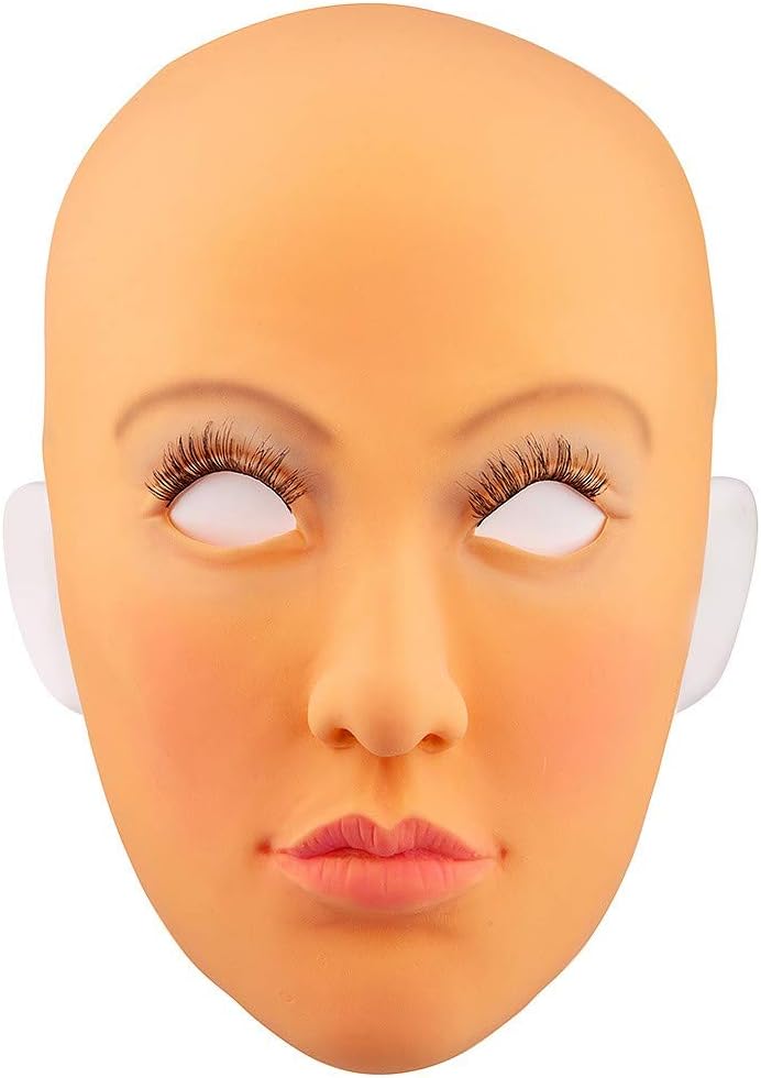 HUHU833(TM) Latex Women Lady Doll Mask,Rubber Head Face Hood Masks