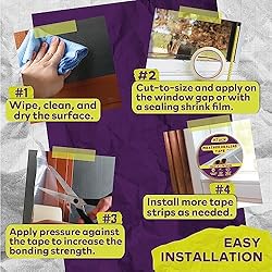 ATack Window Weather Seal Tape for Windows and