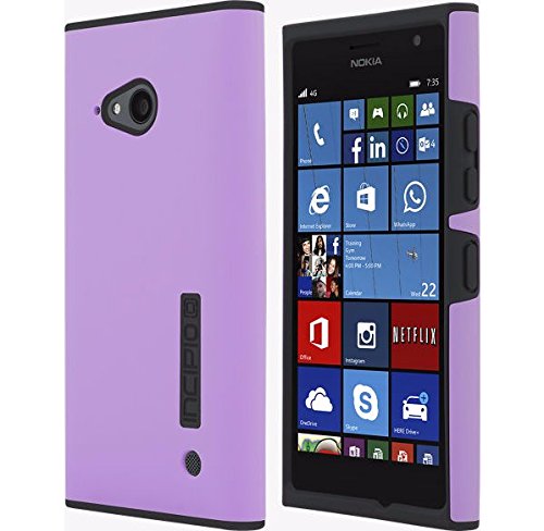 Incipio Dual Pro Dual Layer Protection Hard Shell Case For Microsoft Lumia 735 Purple/Black MPN: NK-192-PUB-V
