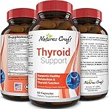 Thyroid Support - Effective Blend for Weight Control - Mix of Herbal Supplements for Thyroid Metabolism - L-Tyrosine, Kelp, Ashwaganda and Bladderwrack for Hormone Support - by Natures Design