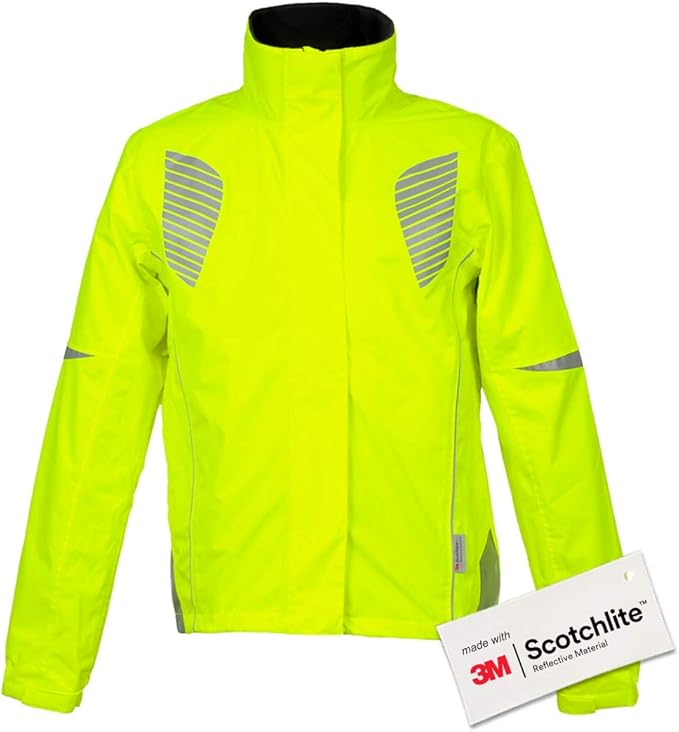 salzmann 3m winddichte fahrradjacke reflektierende einsatze aus 3m scotchlite atmungsaktive funktionsjacke amazon de bekleidung