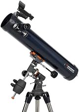 Celestron AstroMaster 76EQ Newtonian Reflector Telescope with Tripod Two view 5