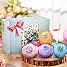 Bath Bombs Gift Set, LuckyFine 6 Essential Oil Lush Fizzies Spa Kit - Handmade with All Natural Ingredients - Shea Butter for Moisturizing Dry Skin - Best Gift Kit Ideas for Girlfriend, Women, Mom