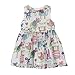 Weixinbuy Kids Girls Chiffon Birds Printed Sleeveless Summer Dress, Bird Printed, Medium