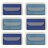 MightyMicroCloth Microfiber Eyeglass Cleaning Cloths – Vinyl Travel Pouch – Lens Cleaner for Glasses