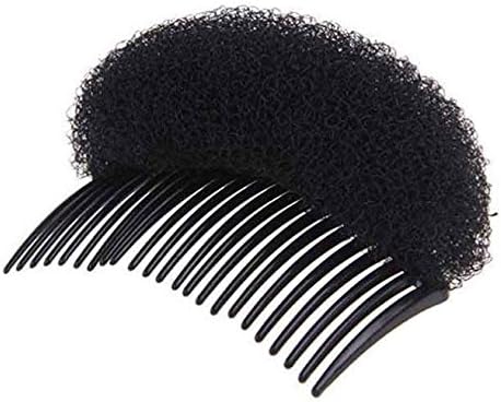 LAUREN STORE, 1 PC Bump It Up Volume Hair Base Styling Clip, Bum Maker Braid Insert Tool (BLACK)