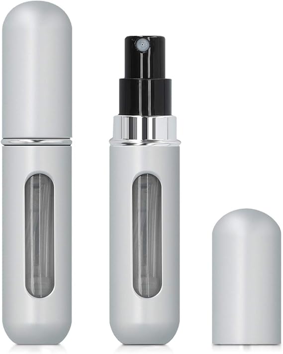 kwmobile Set of 2 Perfume Atomizers 5ml (1/6 oz) Refillable Perfume