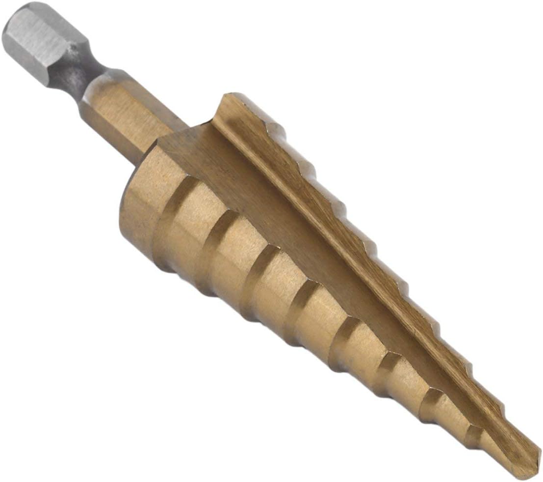 Сверло по металлу, ступенчатое Milwaukee Step Drill 48899302 12 x 65 мм. Сверло по металлу, ступенчатое ЗУБР профессионал 29673-4-22 72. Сверло ступенчатое 6-35мм. Сверло по металлу ступенчатое "Hardax", 8 ступеней, 6-32 мм