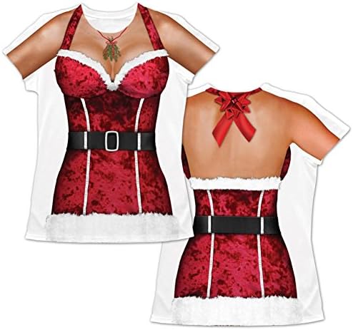 Womans: Sexy Santa Costume Tee T-Shirt Size L
