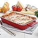 Mrs. Anderson’s Baking Oblong Rectangular Baking Dish Roasting Lasagna Pan, Ceramic, Rose, 13-Inches x 9-Inches x 2.5-Inches