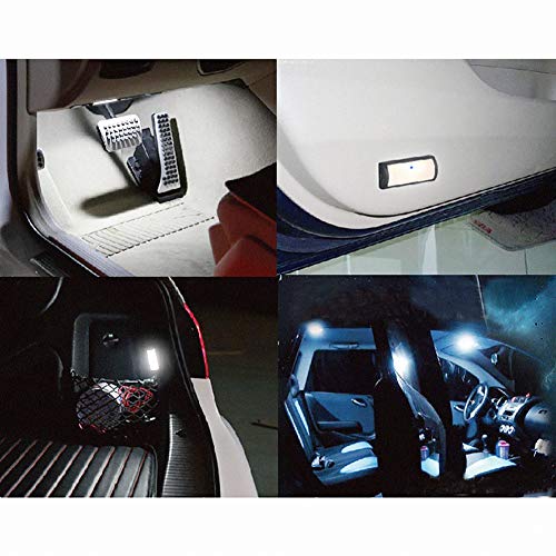 JIANFA Car LED light,Car Interior Light Dc 12V Car Reading Lights Mini Car Interior LED light for various vehicles, like Car, Boat,Van, Truck, Trailer, Motorhome (White)